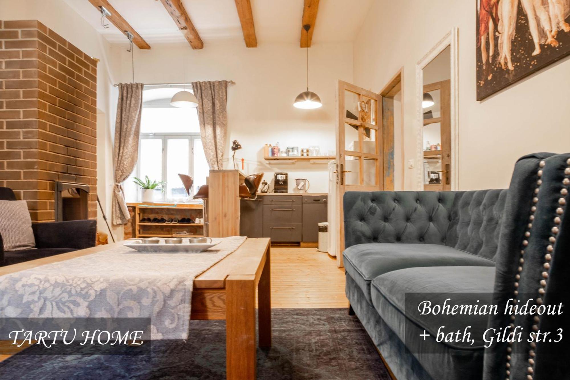 Bohemian Hideout, Old Town, Tartu Home Bagian luar foto