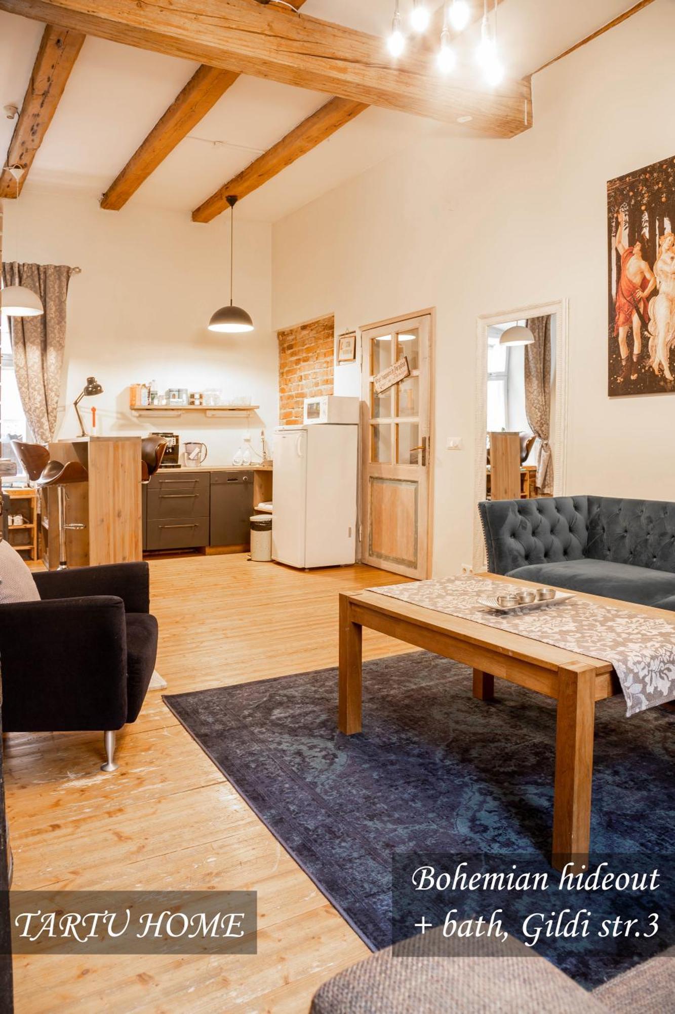 Bohemian Hideout, Old Town, Tartu Home Bagian luar foto